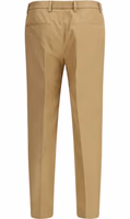 Beige Cotton Casual Pants 2
