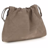 Beige Calf Leather Bos Taurus Shoulder Bag 2