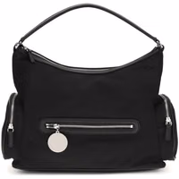 Black Nylon Shoulder Bag 1