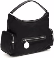 Black Nylon Shoulder Bag 2