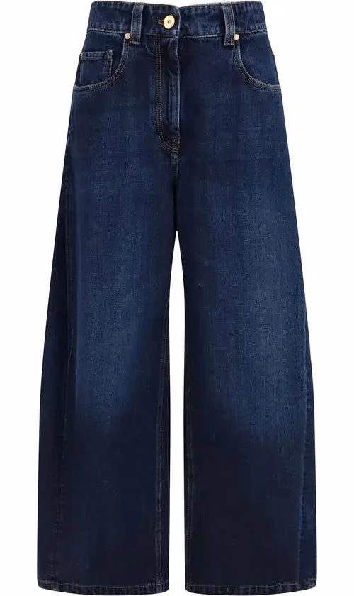 Blue Cotton Jeans Denim