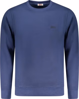 Blue Cotton Men's Sweatshirt