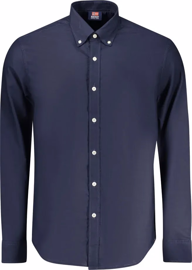 Blu Cotton Male Shirt