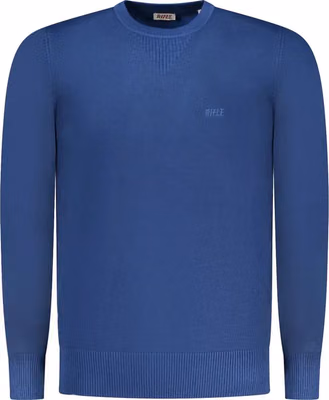 Blue Viscose Men's Sweater