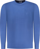 Blue Viscose Men's Sweater 1