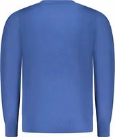 Blue Viscose Men's Sweater 2