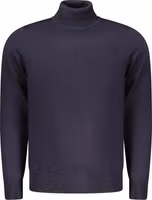 Blu Viscosa Uomo Maglia 1