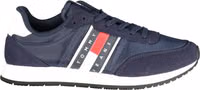 Blue Polyurethane Men Sneaker 1