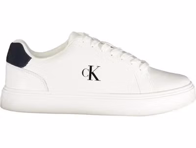 Bianco Poliuretano Uomo Sneaker