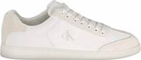 White Polyester Men's Sneaker 1