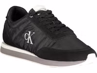 Black Polyester Men Sneaker 2