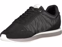 Black Polyester Men Sneaker 3