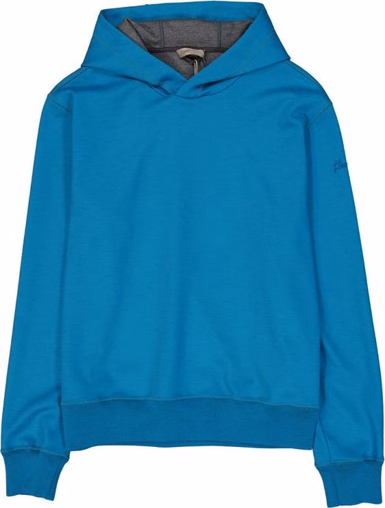 Blue Polyester Sweatshirt