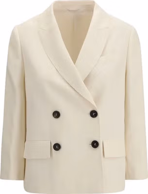 Beige Viscose Jacket
