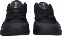 Black Fabric Low Top Sneakers 3