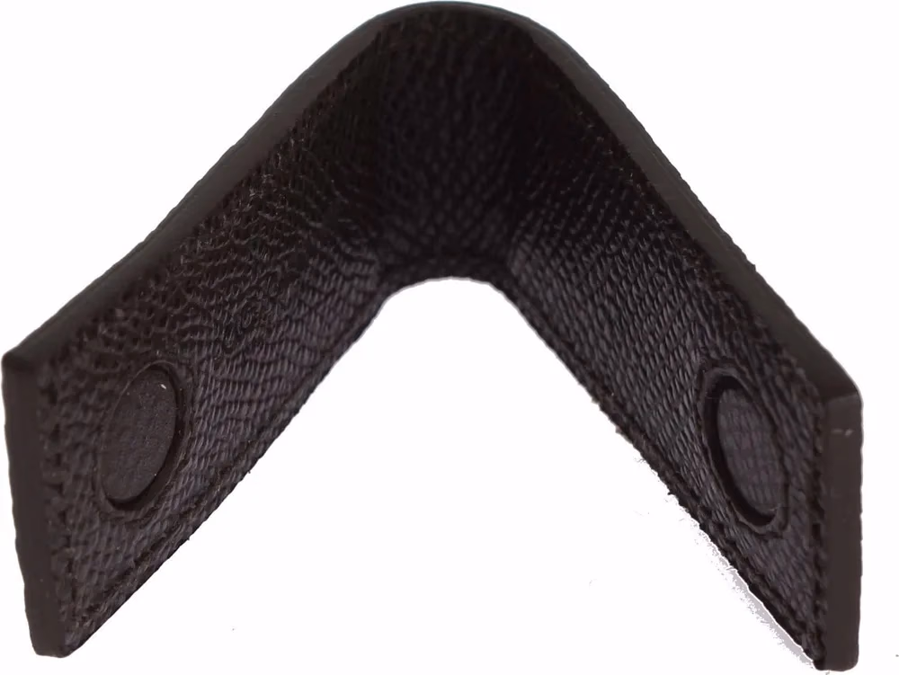 Brown Leather Magnet Mens Money Bar Clasp Money Cash Clip