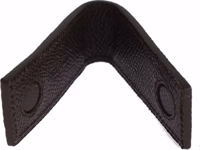 Brown Leather Magnet Mens Money Bar Clasp Money Cash Clip