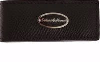 Brown Leather Magnet Mens Money Bar Clasp Money Cash Clip 3
