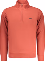 Red Cotton Men Sweatshirt 1
