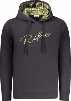 Blue Cotton Men's Hoodie