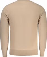 Beige Polyester Men's Sweater 2