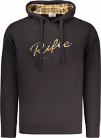 Black Cotton Men's Sweatshirt 1