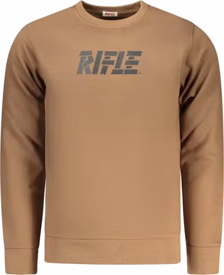 Marrone Cotton Men Sweatshirt