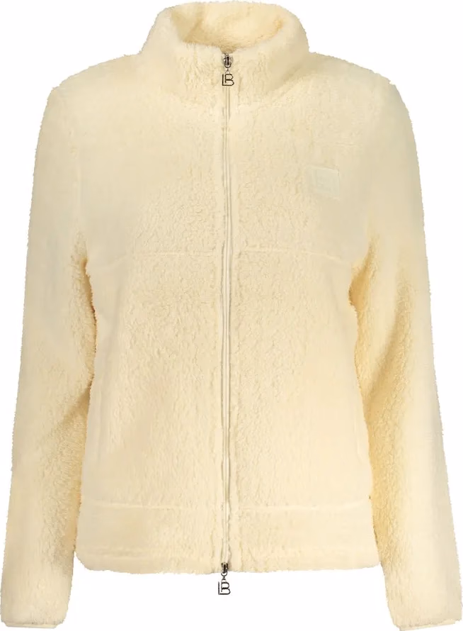 Beige Polyester Women Sweatshirt