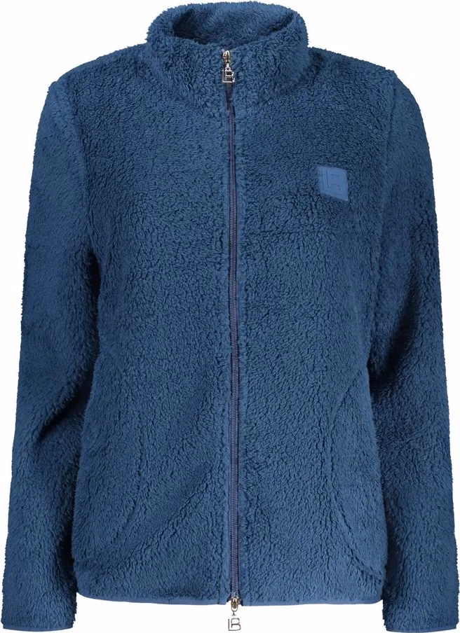 Blu Polyester Women Sweatshirt