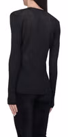 Black Polyamide Tank Tops 3