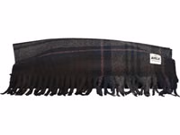 Black Polyester Mens Scarf 2