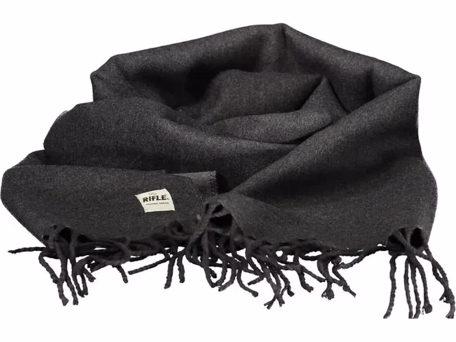 Nero Viscose Men Scarf