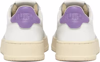 White Leather Low Top Sneakers 4