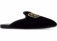 Black Calfskin Mules 2