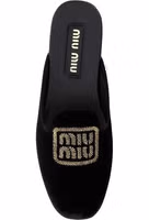Black Calfskin Mules 3