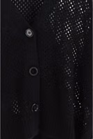 Black Wool Cardigan 3