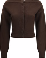 Brown Cashmere Cardigan 1
