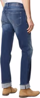 Blue Cotton Straight-Leg Jeans 2