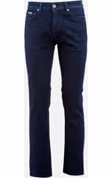 Blue Cotton Straight-Leg Jeans 1