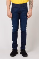 Blue Cotton Slim Fit Jeans 1