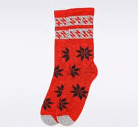 Red Cotton Socks 1
