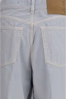 Blue Cotton Straight-Leg Jeans 3