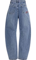 Blue Cotton Relaxed Fit Jeans 2