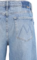 Blue Cotton Straight-Leg Jeans 3