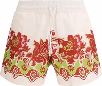 Multicolor Polyester Shorts 1