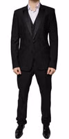 Black Virgin Wool Tuxedo 1