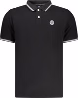 Black Cotton Men Polo 1