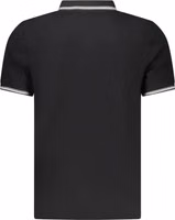 Black Cotton Men Polo 2