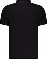 Black Cotton Mens Polo Shirt 2