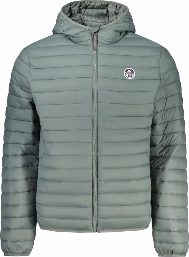 Verde Poliestere Men Jacket